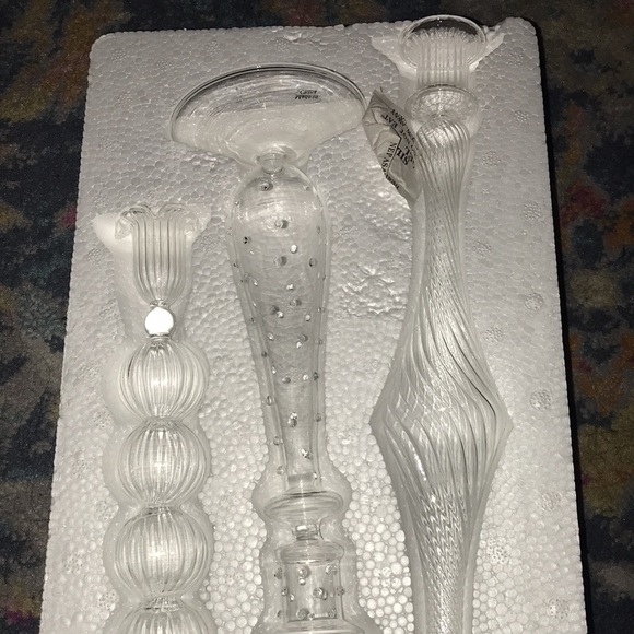 Rosalind Walshe for Gold Canyon Tall Glass Bud Vases Set - Picture 3 of 9